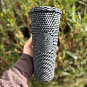 Starbucks Matte Black Textured Tumbler